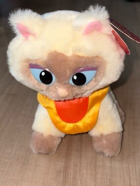 Sagwa the Chinese Siamese Cat 6” Plush w/ Collar & Tag - Vintage 2002 PBS Kids